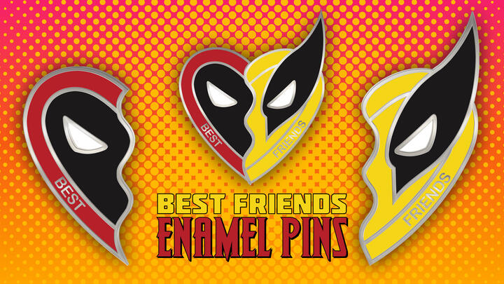 Best Friends Enamel Pin Set